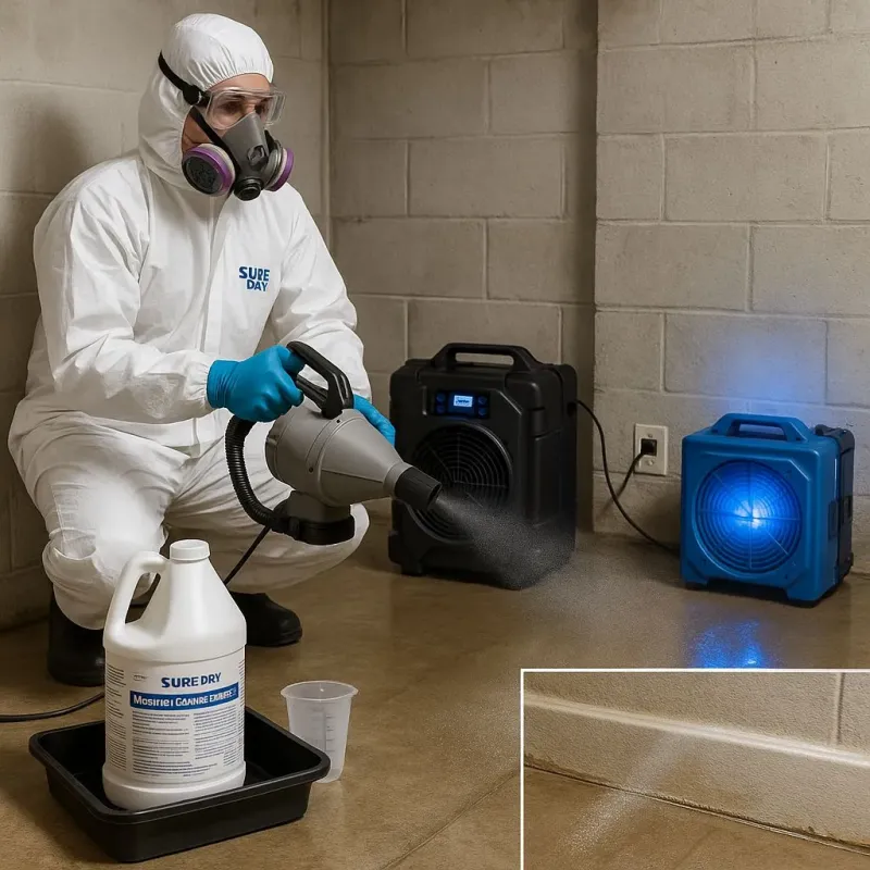 Sanitization and Odor Removal process in Midpines, CA