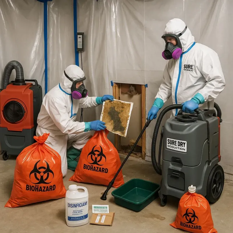 Contaminated Water Handling Protocols process in Midpines, CA